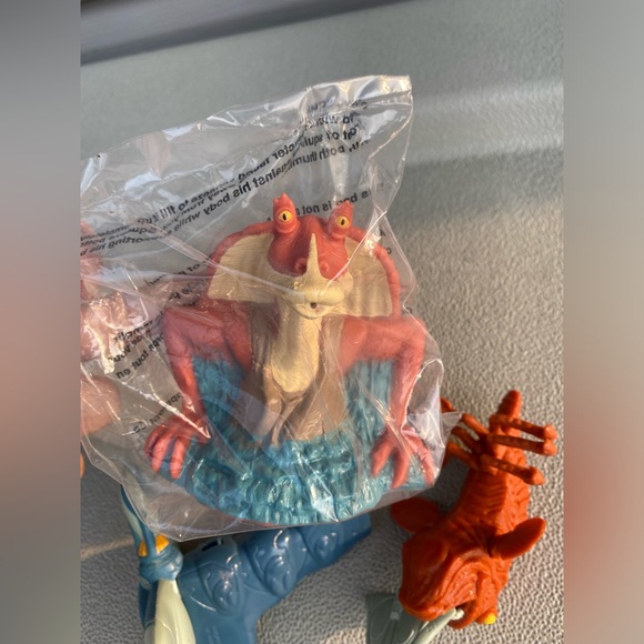 Star Wars Phantom Menace Opee Sea creature, gungan & jarjar blink toys - Picture 2 of 5